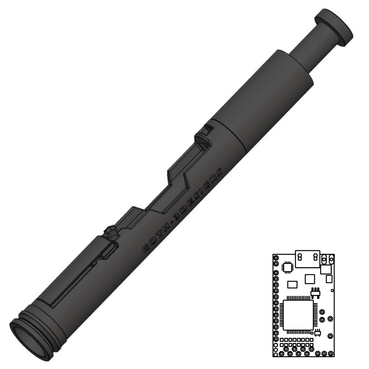 KR SABERS 5PECTRE FIVE Hilt Only When you make a lightsaber for