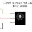 Load image into Gallery viewer, 1.3mm Recharge Port - Style 1