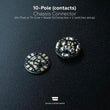 Load image into Gallery viewer, 10-Pole Chassis PCB Connector Set