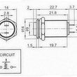 Load image into Gallery viewer, 12mm Latching Switch - Black - High Top