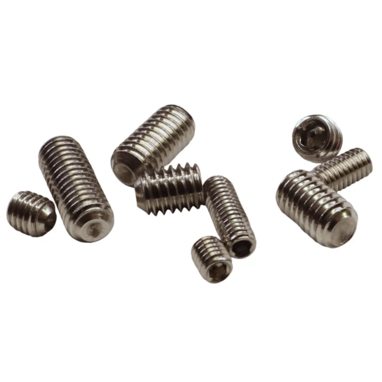 Stainless Steel Hex Socket Grub Screws - Various Sizes