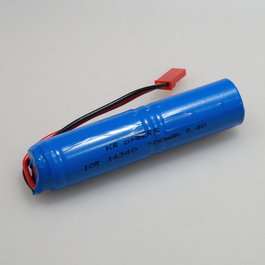 16340 7.4v Stick 700mAh PCB Protected Lithium Ion Battery Male JST