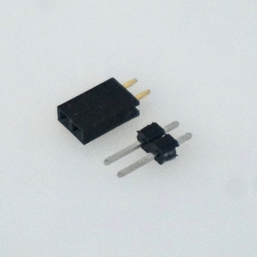 2 Pin PCB 2.54mm Header Connector Set