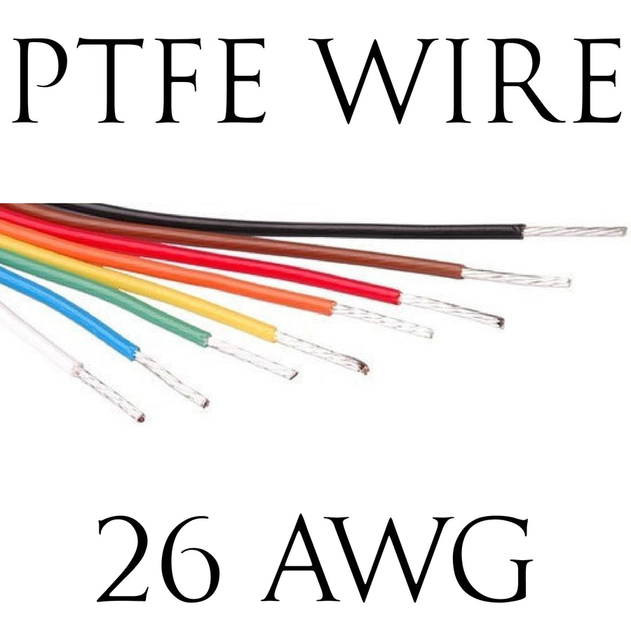 26AWG PTFE BS Spec Hook Up Wire (1 Metre Lengths)