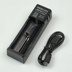2A Single Lithium Ion Removable Battery Charger For 18650, 21700 etc. The Saber Armory 2A Single Lithium Ion Removable Battery Charger For 18650, 21700 etc. The Saber Armory