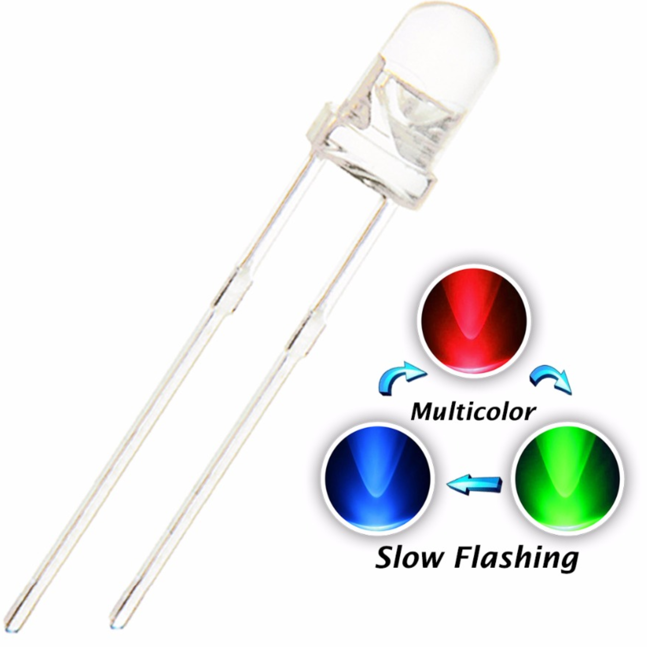 Быстро мигающий светодиод. 3 Мм RGB-светодиод. Светодиоды RGB 5 вольт. Многоцветный светодиод. Мигающий светодиод.
