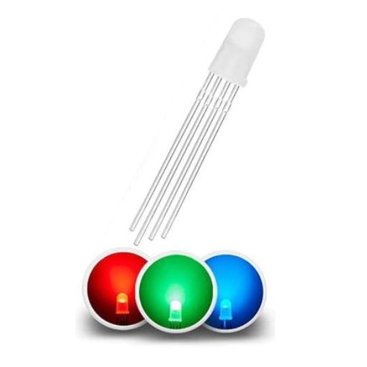 5mm Diffused RGB Common Anode LED