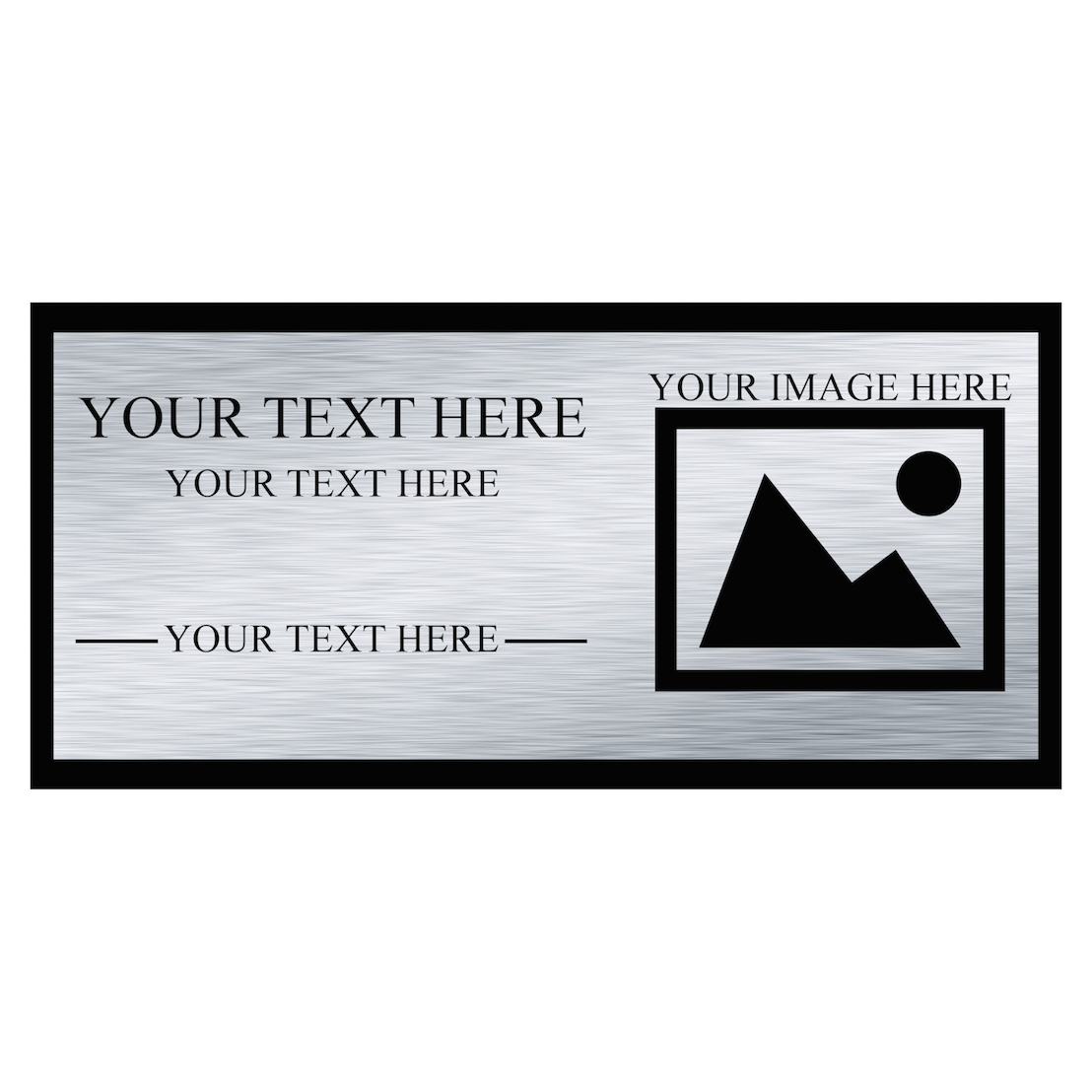 Custom Aluminium Prop Display Plaque TEXT & IMAGE - Made to order – The ...