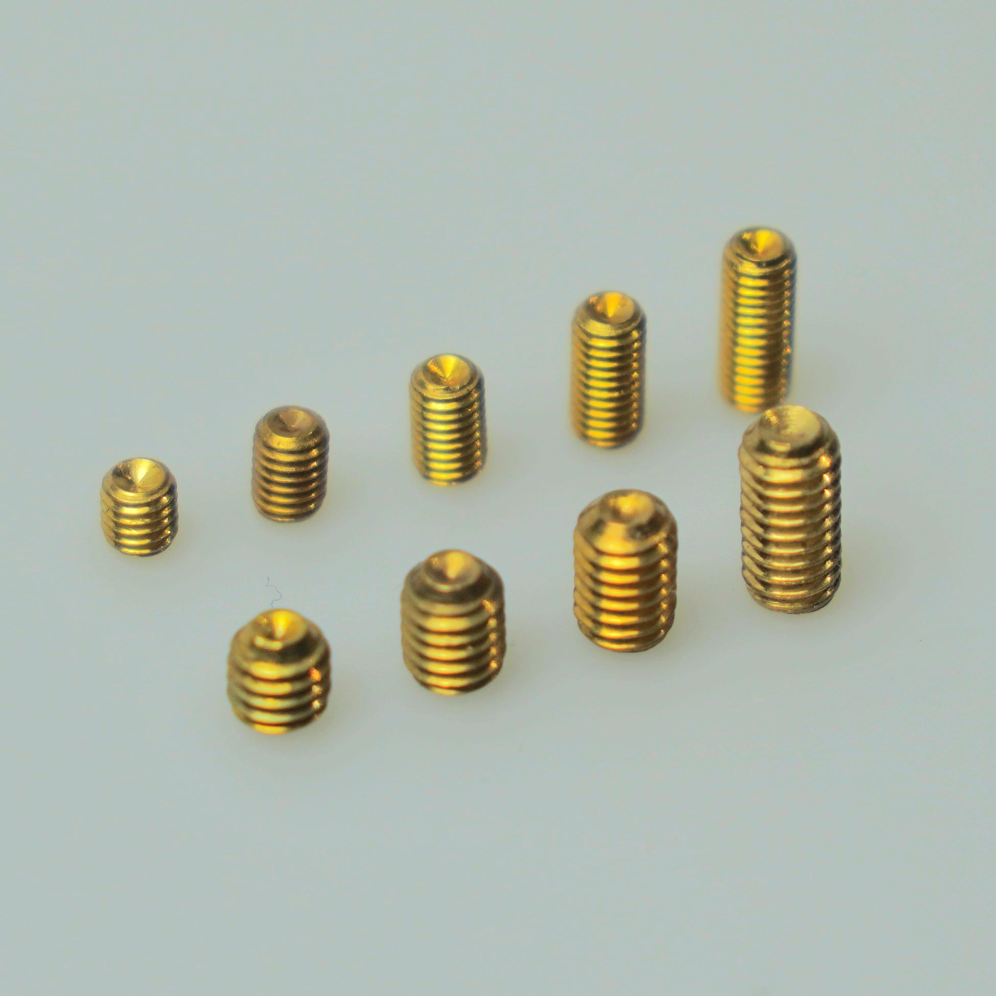 Brass Hex Socket Grub Screws Metric The Saber Armory