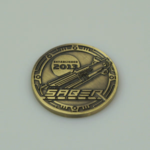 KR Sabers and The Saber Armory Challenge Coin