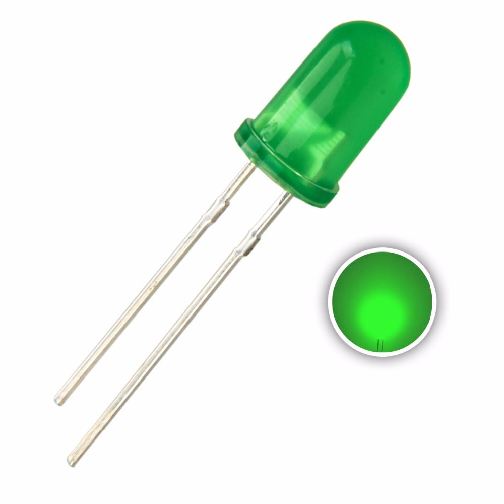 Green Led Diffused 5mm Diffused Green LED – The Saber Armory