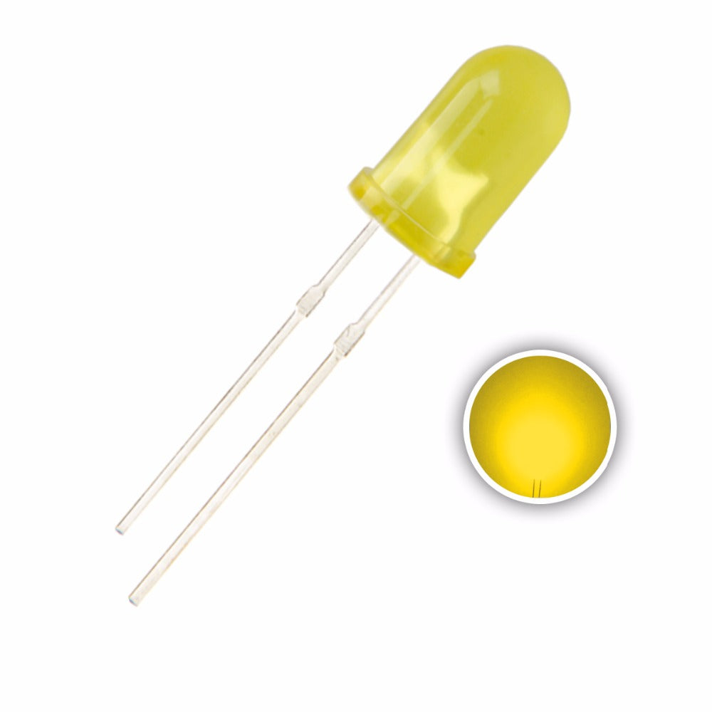 5mm Diffused Yellow LED – The Saber Armory