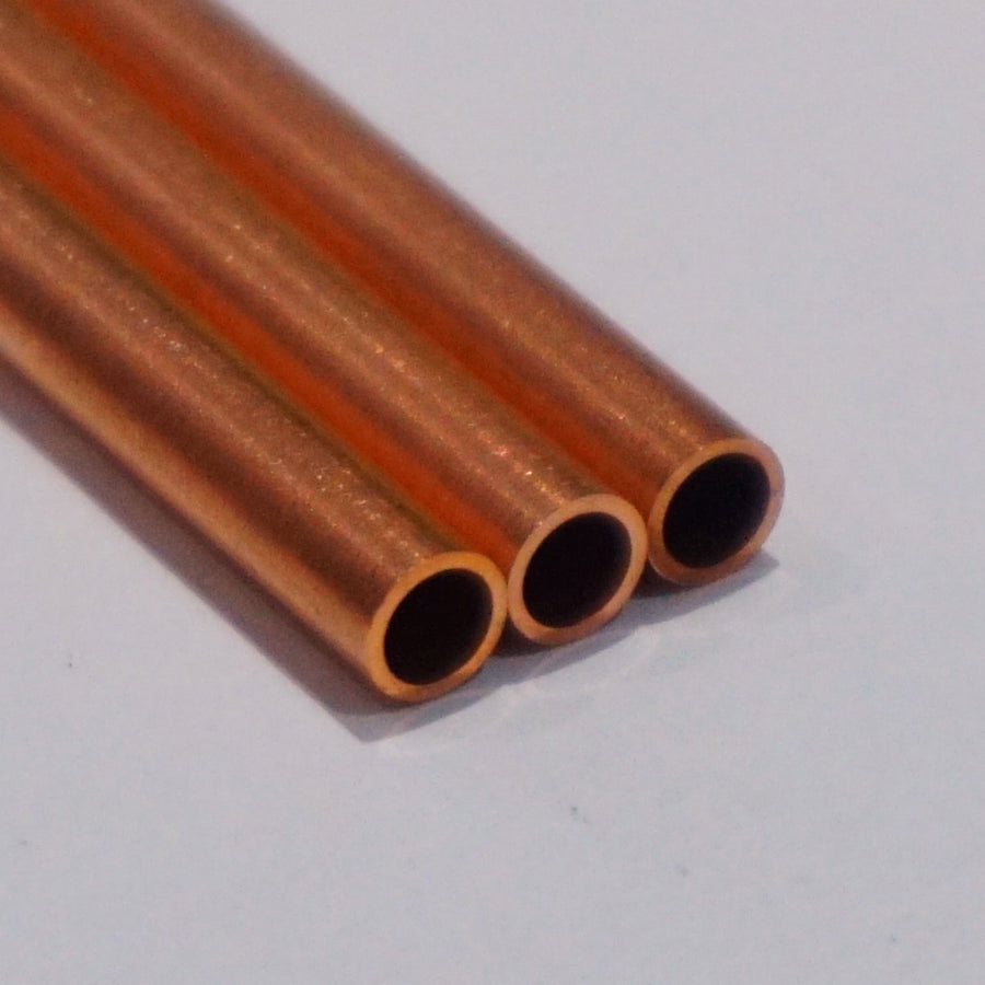 Copper Tube 4mm OD x 3.1mm ID (305mm Lengths)