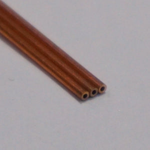 Copper Tube 1mm OD x 0.5mm ID (305mm Lengths)