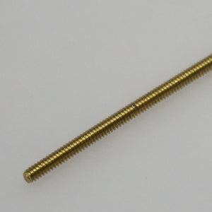 4-40" Threaded Brass Rod - 300mm Lengths