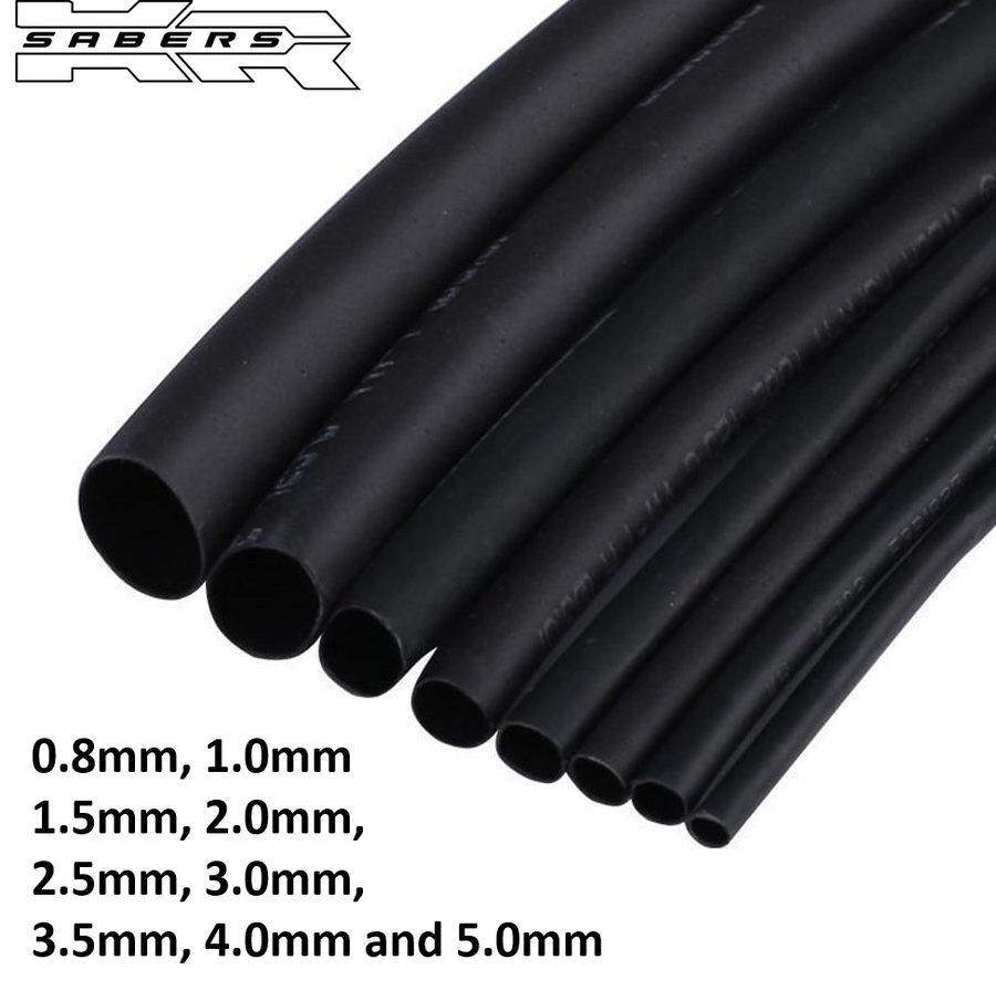 Heatshrink Tubing For Wire Insulation - 2:1 Shrink Ratio - 500mm Lengths