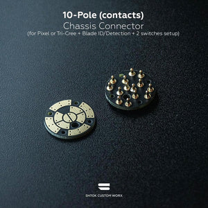 10-Pole Chassis PCB Connector Set