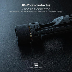 10-Pole Chassis PCB Connector Set