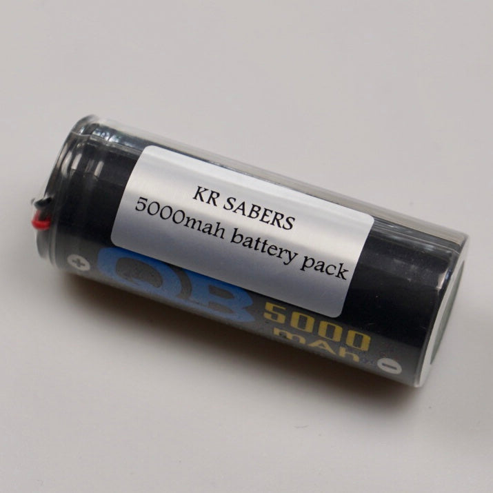 26650 3.7v Single 5000mAh PCB Protected Lithium Ion Battery Male JST