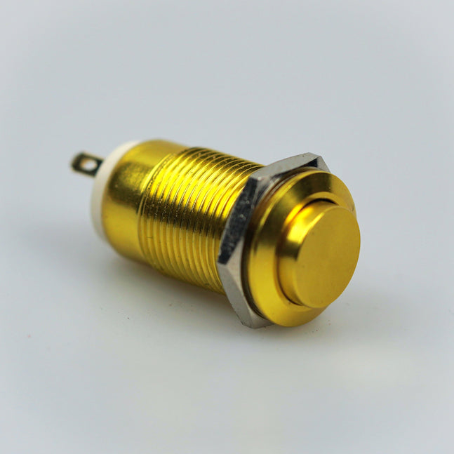 12mm Latching Switch - Gold - High Top