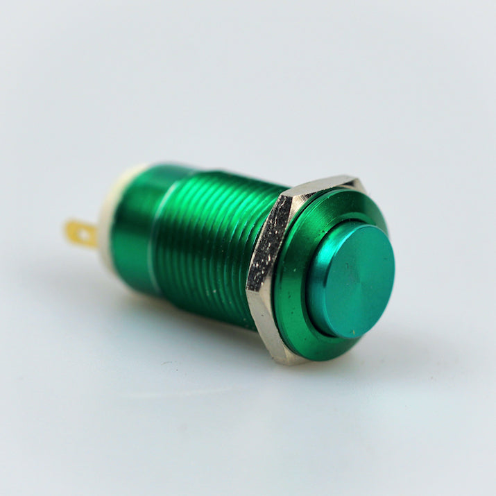 12mm Latching Switch – Green – High Top