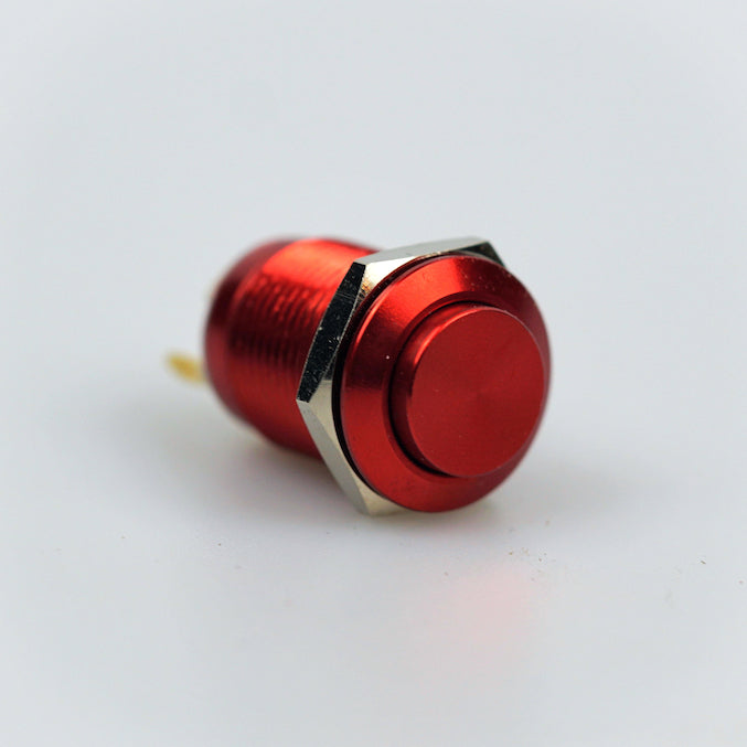 12mm Momentary Switch - Red - High Top