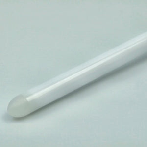 1" Thin Walled Trans White Polycarbonate Blade With Parabolic Tip